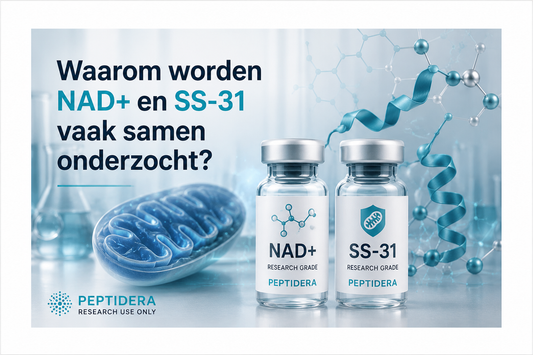 Waarom worden NAD+ en SS-31 vaak samen onderzocht?