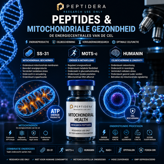 Peptides en Mitochondriale Gezondheid: De Energiecentrales van de Cel