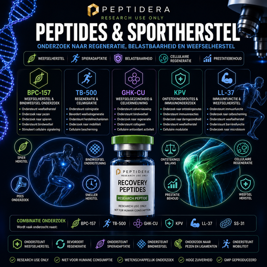 Peptides en Sportherstel: Onderzoek naar Regeneratie, Belastbaarheid en Weefselherstel