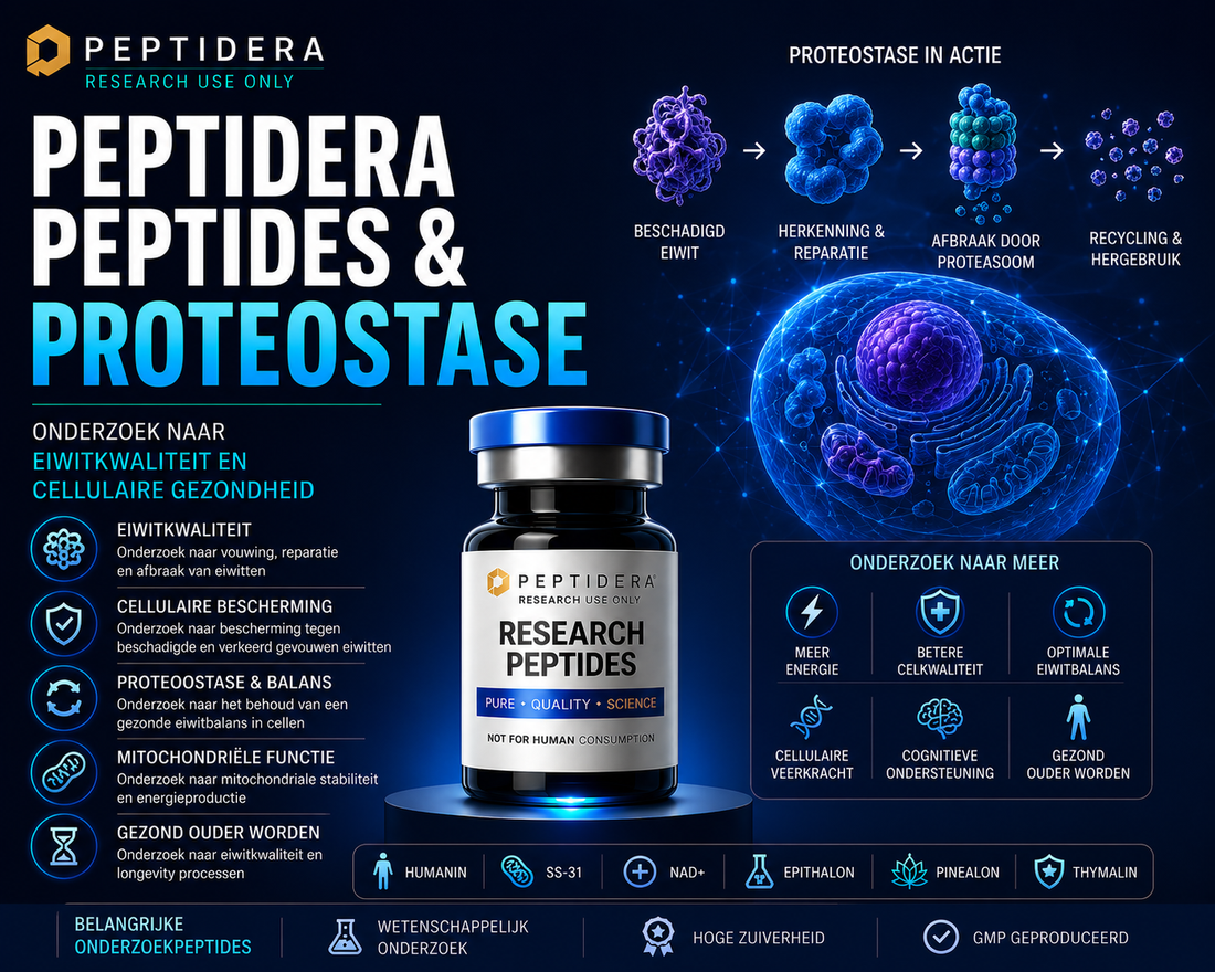 Peptidera Peptides en Proteostase: Onderzoek naar Eiwitkwaliteit en Cellulaire Gezondheid