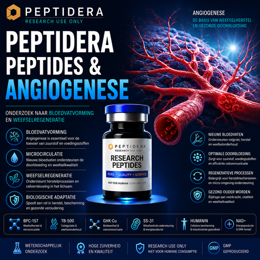 Peptidera Peptides en Angiogenese: Onderzoek naar Bloedvatvorming en Weefselregeneratie