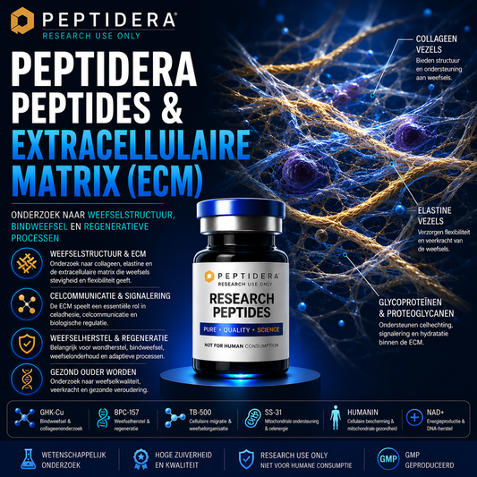 Peptidera Peptides en Extracellulaire Matrix (ECM): Onderzoek naar Weefselstructuur en Regeneratie