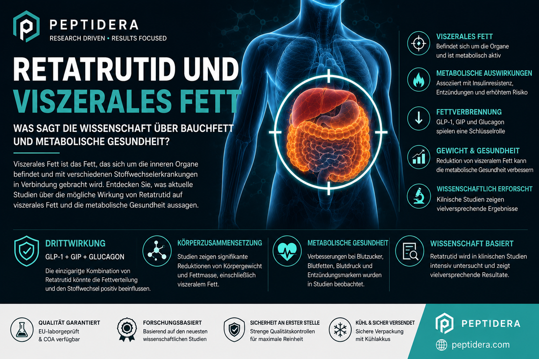 Retatrutid und viszerales Fett | Wissenschaftlicher Überblick | Peptidera