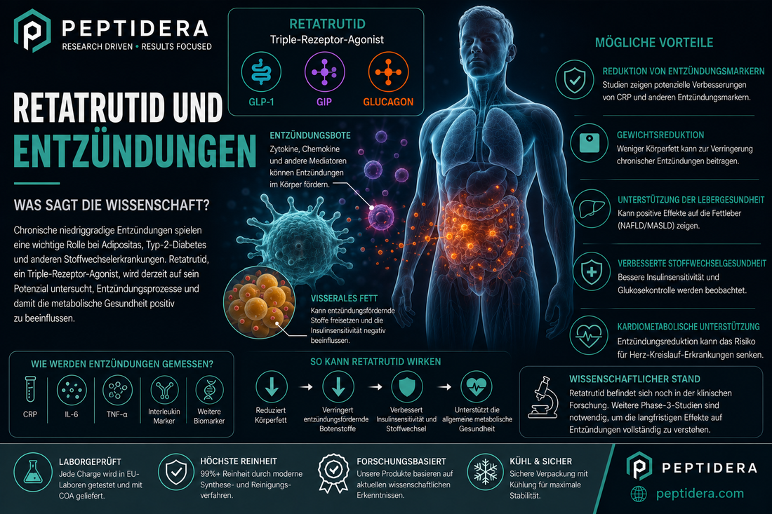 Retatrutid und Entzündungen: Was sagt die Wissenschaft?