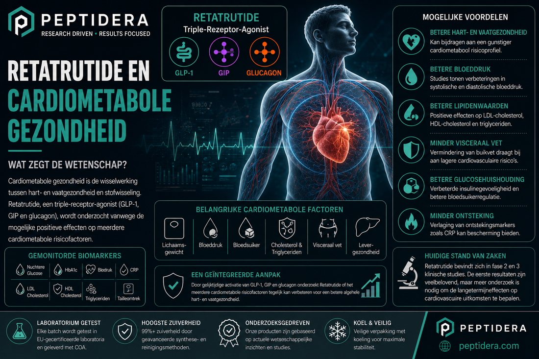 Retatrutide en Cardiometabole Gezondheid | Wetenschappelijk overzicht | Peptidera