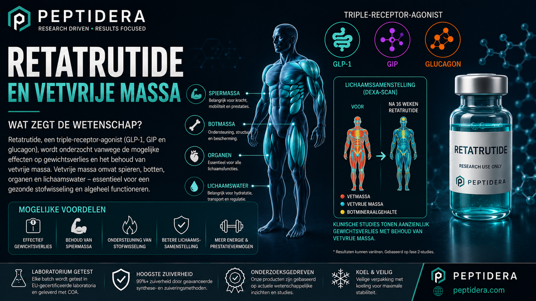 Retatrutide en Vetvrije Massa | Wetenschappelijk overzicht | Peptidera