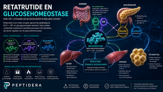 Retatrutide en Glucosehomeostase | Wetenschappelijk | Peptidera