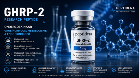 GHRP-2 Research Peptide | Onderzoek naar Groeihormoon, Metabolisme en Endocrinologie