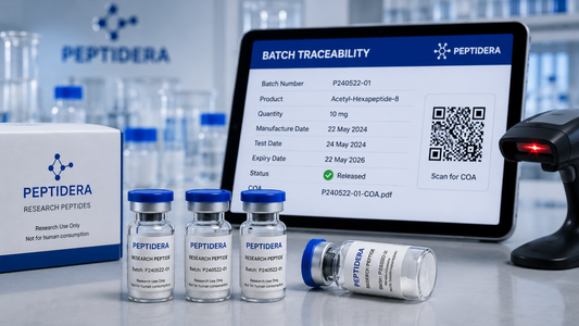 Batchnummers bij peptiden: traceerbaarheid uitgelegd