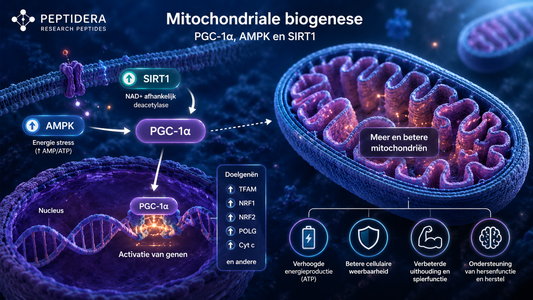 Mitochondriale biogenese: PGC-1α, AMPK en SIRT1