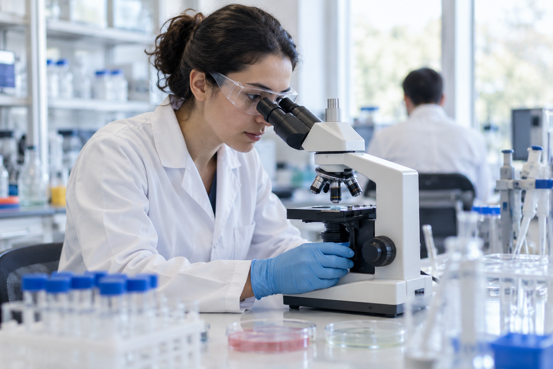 Illustratief laboratoriumonderzoek — AI-illustratie