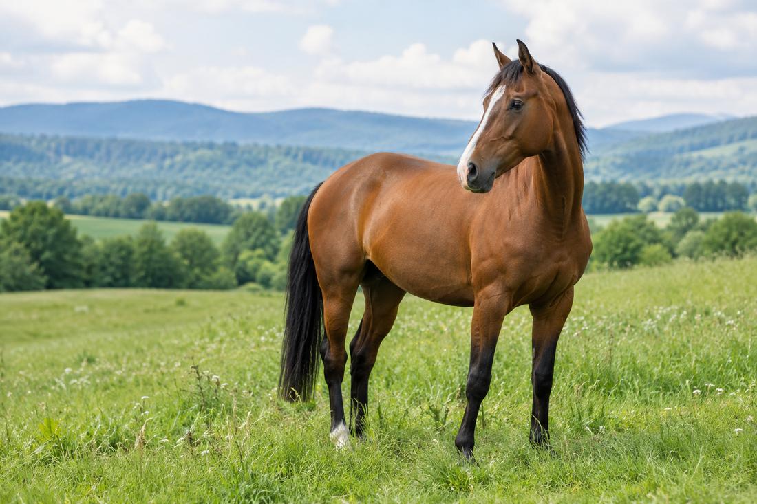 Illustratieve AI-afbeelding van een paard; geen foto uit het onderzoek
