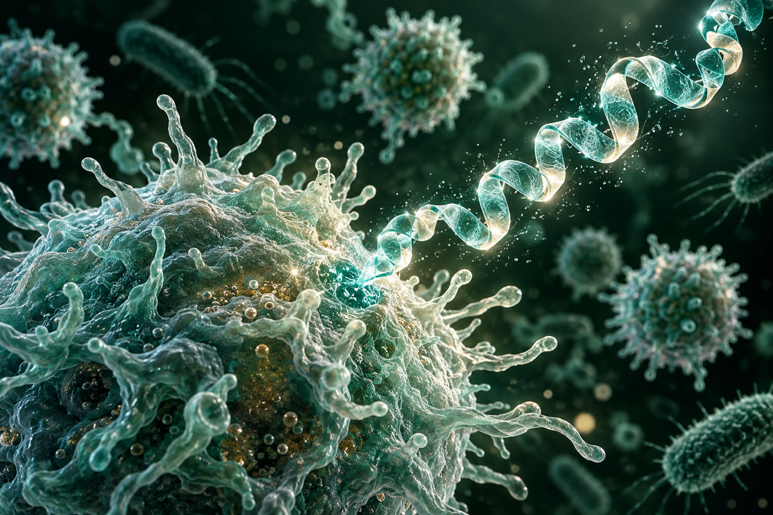 LL-37 en andere peptiden: onderzoek naar immuunsignalering