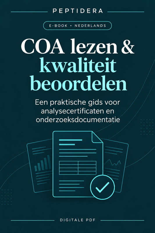 COA lezen en kwaliteit beoordelen — E-book PDF (Nederlands)